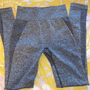 Gymshark seamless leggings; size S; grey